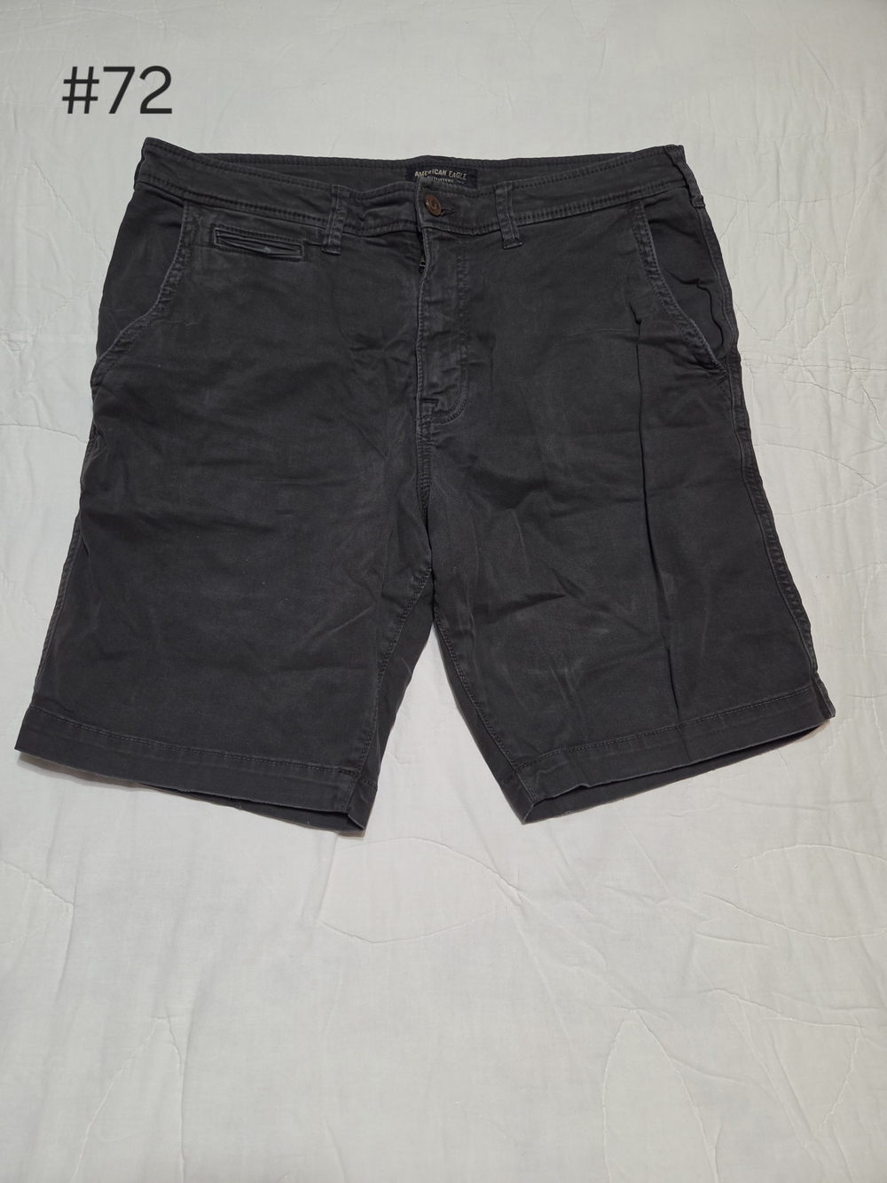 Men's American Eagle Lived-In Chino Shorts - Black (Size 34)
